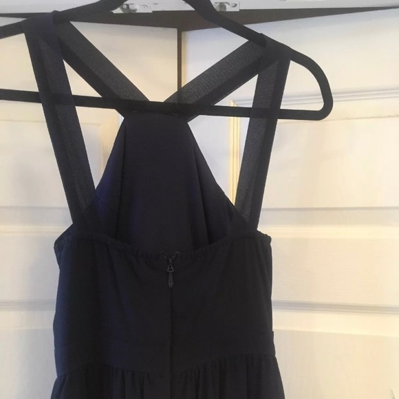LULU’S AIR OF ROMANCE NAVY BLUE MAXI DRESS - Picture 4 of 5